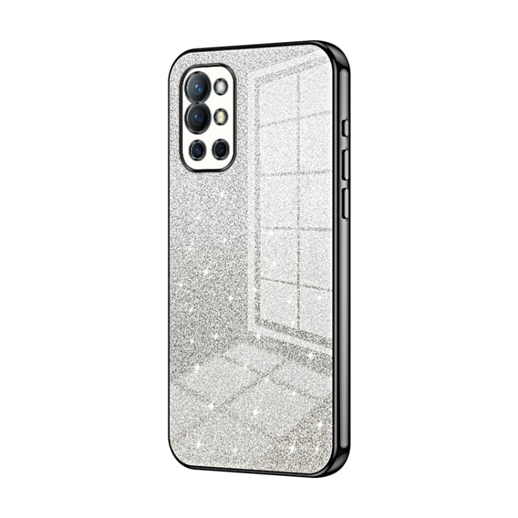 Gradient Glitter Powder Electroplated Phone Case, For OnePlus Nord N20 5G, For OnePlus 9R, For OnePlus 9 Pro