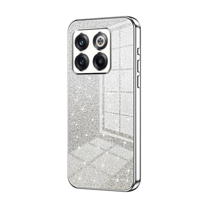 Gradient Glitter Powder Electroplated Phone Case, For OnePlus 10T / Ace Pro, For OnePlus Ace / 10R, For OnePlus 10 Pro