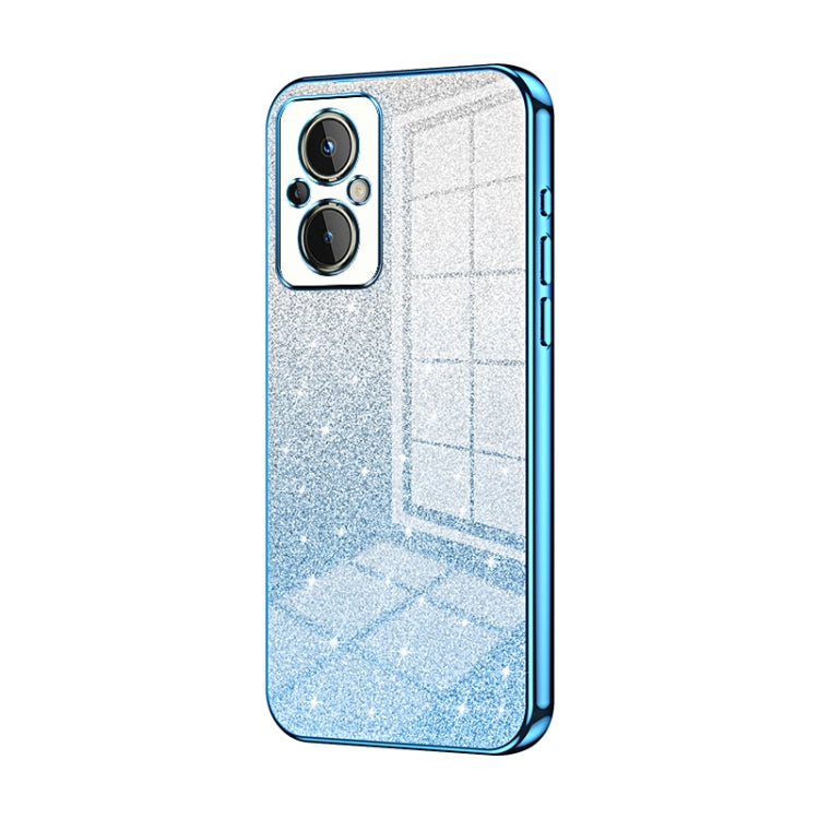 Gradient Glitter Powder Electroplated Phone Case, For OnePlus Nord N20 5G, For OnePlus 9R, For OnePlus 9 Pro