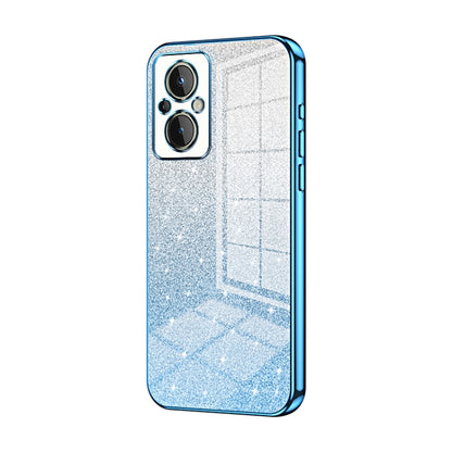 Gradient Glitter Powder Electroplated Phone Case, For OnePlus Nord N20 5G, For OnePlus 9R, For OnePlus 9 Pro
