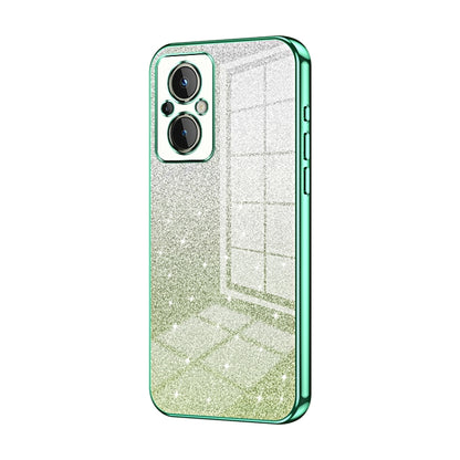 Gradient Glitter Powder Electroplated Phone Case, For OnePlus Nord N20 5G, For OnePlus 9R, For OnePlus 9 Pro