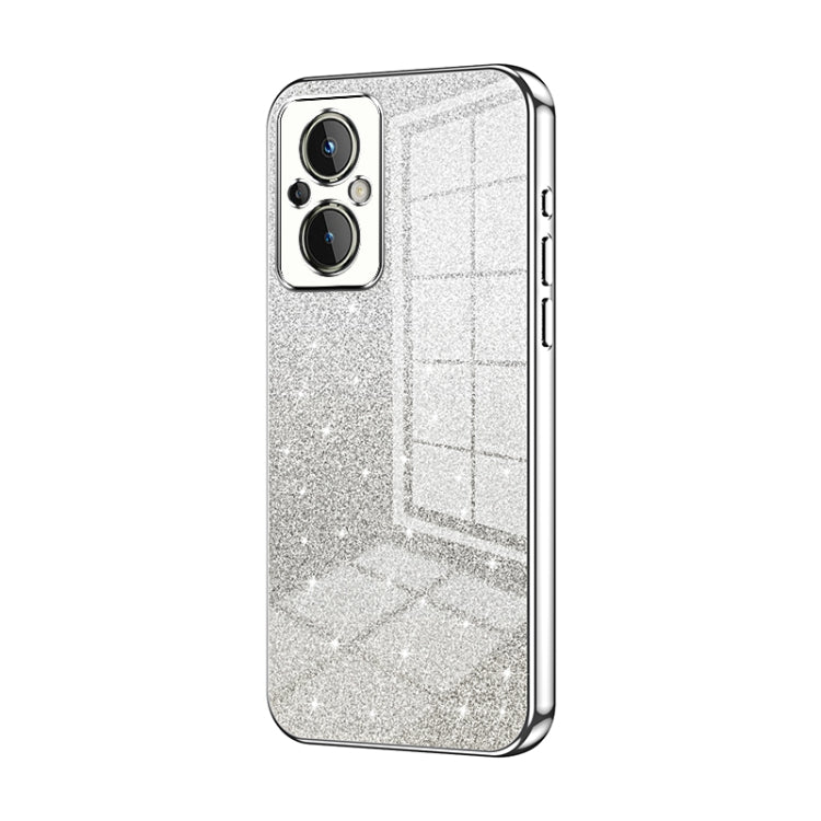 Gradient Glitter Powder Electroplated Phone Case, For OnePlus Nord N20 5G, For OnePlus 9R, For OnePlus 9 Pro
