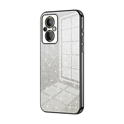 Gradient Glitter Powder Electroplated Phone Case, For OnePlus Nord N20 5G, For OnePlus 9R, For OnePlus 9 Pro