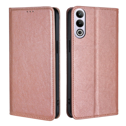 Gloss Oil Solid Color Magnetic Leather Phone Case