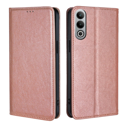 Gloss Oil Solid Color Magnetic Leather Phone Case