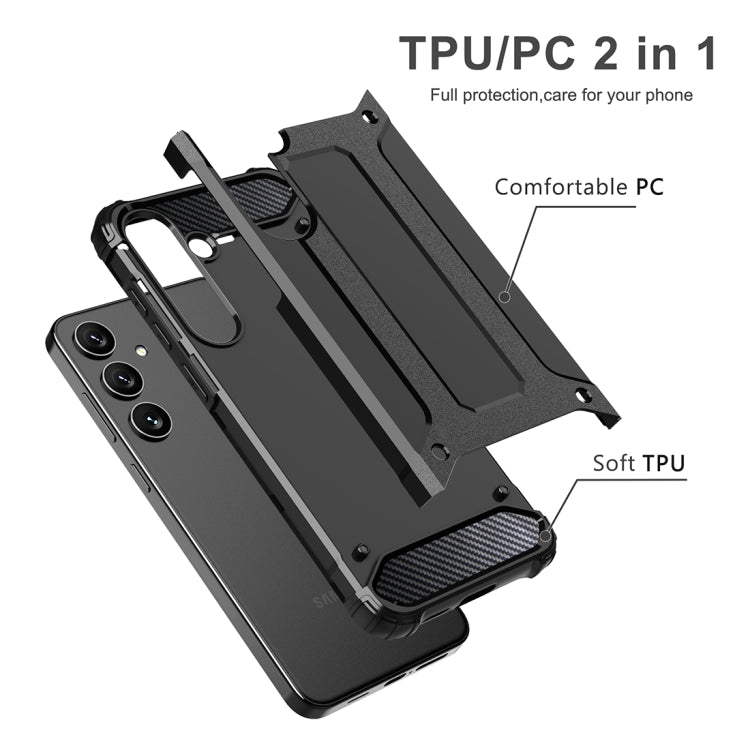 Magic Armor TPU Hybrid PC Phone Case, For Samsung Galaxy S25 5G, For Samsung Galaxy S25+ 5G, For Samsung Galaxy S25 Ultra 5G