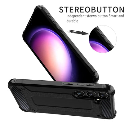 Magic Armor TPU Hybrid PC Phone Case, For Samsung Galaxy S24 FE 5G, For Samsung Galaxy S24 Ultra 5G, For Samsung Galaxy S24+ 5G