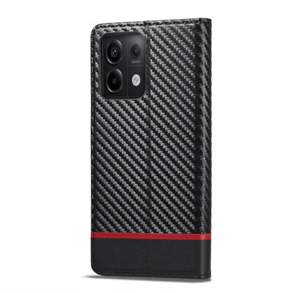 LC.IMEEKE Carbon Fiber Texture Flip Leather Phone Case, For Xiaomi Redmi Note 13 Pro 4G, For Xiaomi Redmi Note 13 4G, For Xiaomi Redmi 13C / Poco C65, For Xiaomi Poco X6 Pro 5G, For Xiaomi Redmi Note 13 5G, For Xiaomi Redmi Note 13 Pro 5G��������������...