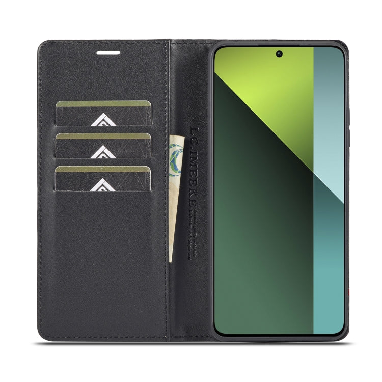 LC.IMEEKE Carbon Fiber Texture Flip Leather Phone Case, For Xiaomi Redmi Note 13 Pro 4G, For Xiaomi Redmi Note 13 4G, For Xiaomi Redmi 13C / Poco C65, For Xiaomi Poco X6 Pro 5G, For Xiaomi Redmi Note 13 5G, For Xiaomi Redmi Note 13 Pro 5G��������������...