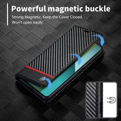 LC.IMEEKE Carbon Fiber Texture Flip Leather Phone Case, For Xiaomi Redmi Note 13 Pro 4G, For Xiaomi Redmi Note 13 4G, For Xiaomi Redmi 13C / Poco C65, For Xiaomi Poco X6 Pro 5G, For Xiaomi Redmi Note 13 5G, For Xiaomi Redmi Note 13 Pro 5G��������������...
