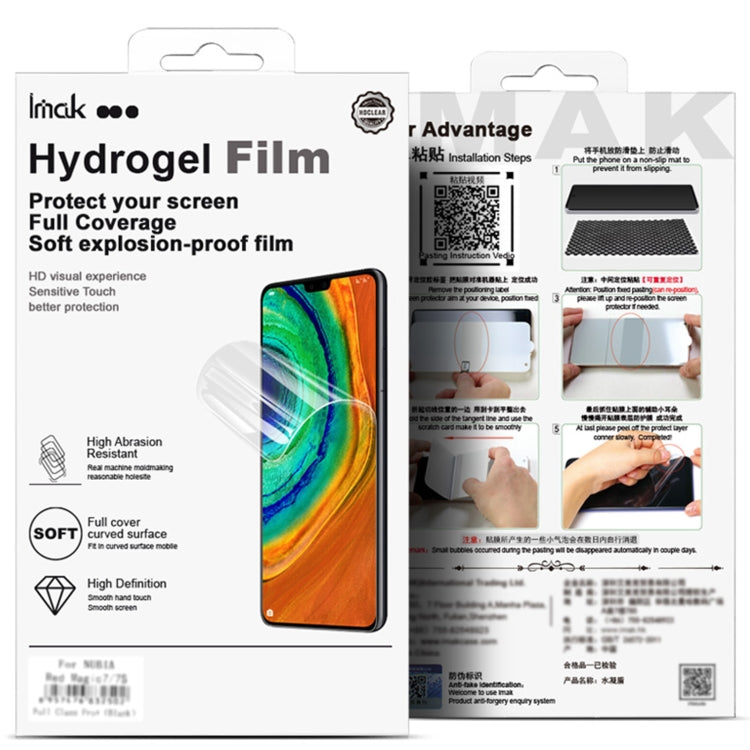2pcs imak Curved Full Screen Hydrogel Film Protector