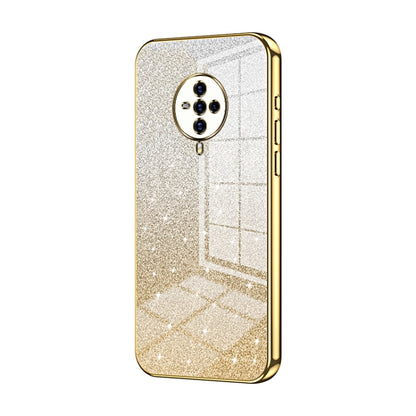 Gradient Glitter Powder Electroplated Phone Case