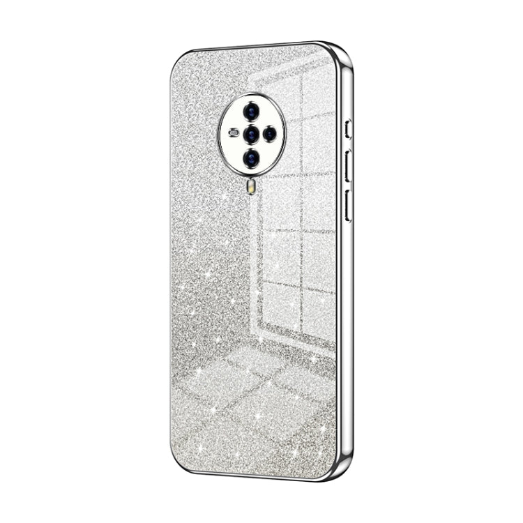 Gradient Glitter Powder Electroplated Phone Case