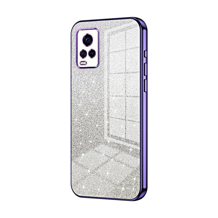 Gradient Glitter Powder Electroplated Phone Case, Series 17