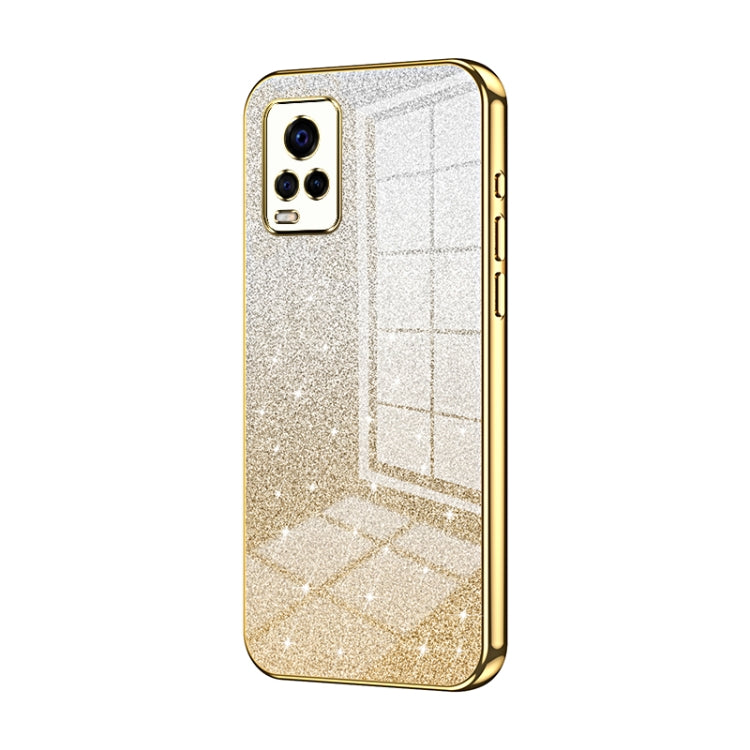 Gradient Glitter Powder Electroplated Phone Case, Series 17