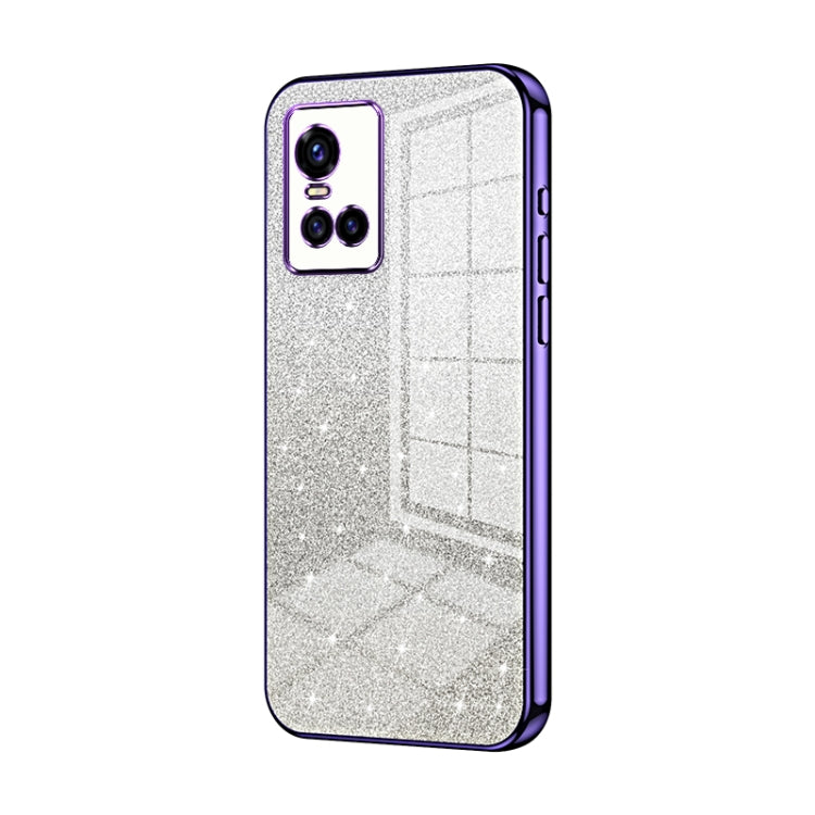 Gradient Glitter Powder Electroplated Phone Case