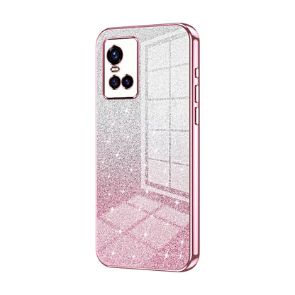 Gradient Glitter Powder Electroplated Phone Case