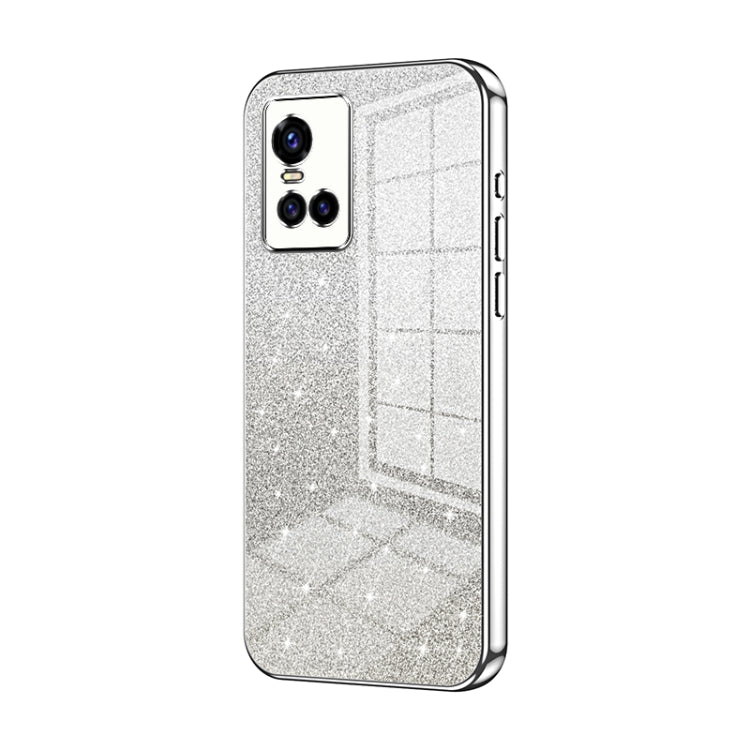 Gradient Glitter Powder Electroplated Phone Case