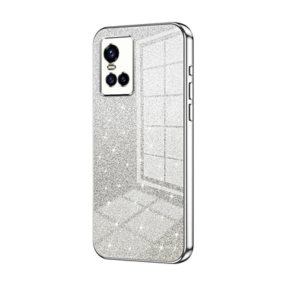 Gradient Glitter Powder Electroplated Phone Case