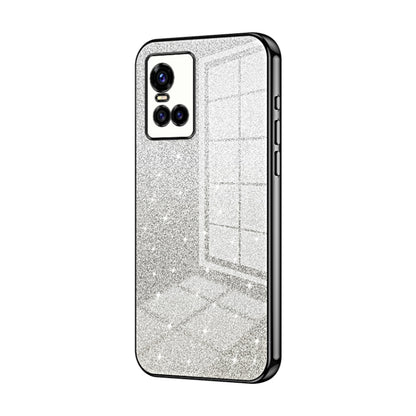 Gradient Glitter Powder Electroplated Phone Case