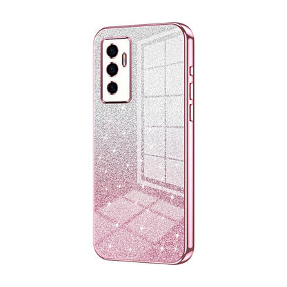 Gradient Glitter Powder Electroplated Phone Case
