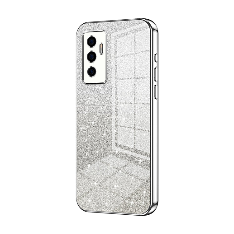 Gradient Glitter Powder Electroplated Phone Case