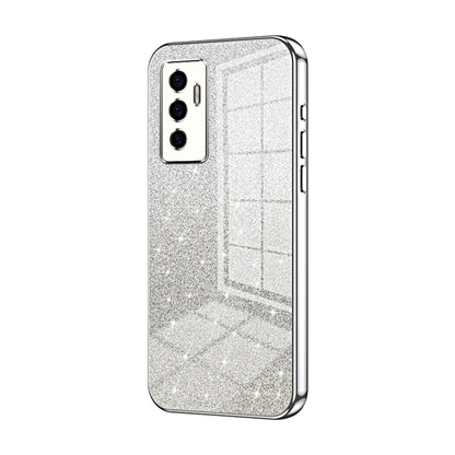 Gradient Glitter Powder Electroplated Phone Case