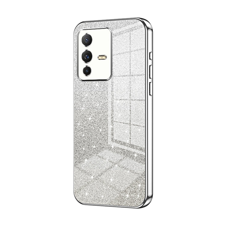 Gradient Glitter Powder Electroplated Phone Case