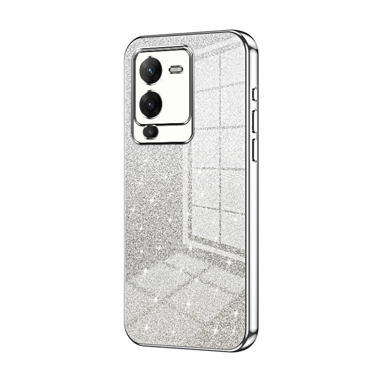 Gradient Glitter Powder Electroplated Phone Case