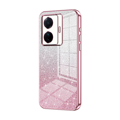 Gradient Glitter Powder Electroplated Phone Case