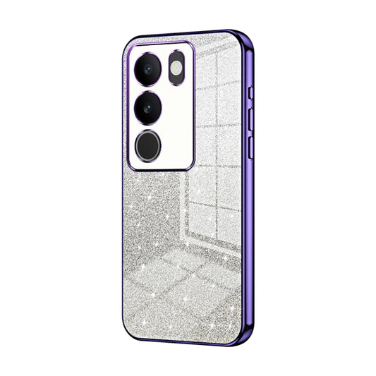 Gradient Glitter Powder Electroplated Phone Case