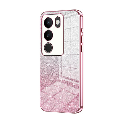 Gradient Glitter Powder Electroplated Phone Case