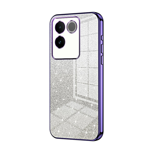 Gradient Glitter Powder Electroplated Phone Case