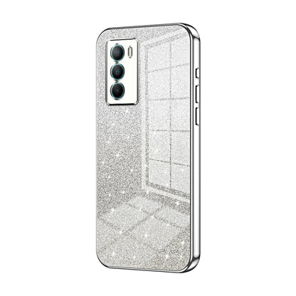 Gradient Glitter Powder Electroplated Phone Case