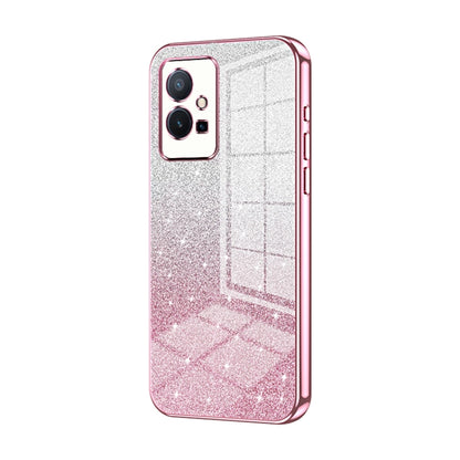 Gradient Glitter Powder Electroplated Phone Case