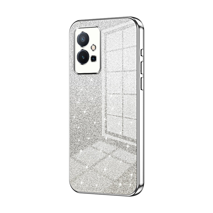 Gradient Glitter Powder Electroplated Phone Case