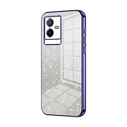 Gradient Glitter Powder Electroplated Phone Case