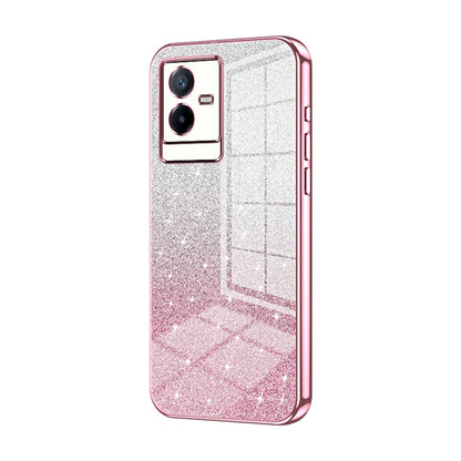 Gradient Glitter Powder Electroplated Phone Case