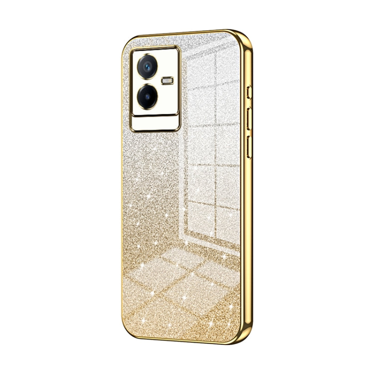 Gradient Glitter Powder Electroplated Phone Case, Series 7