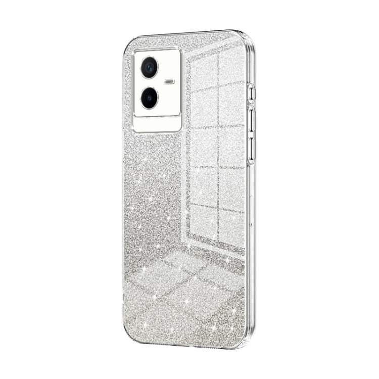 Gradient Glitter Powder Electroplated Phone Case