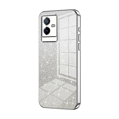 Gradient Glitter Powder Electroplated Phone Case