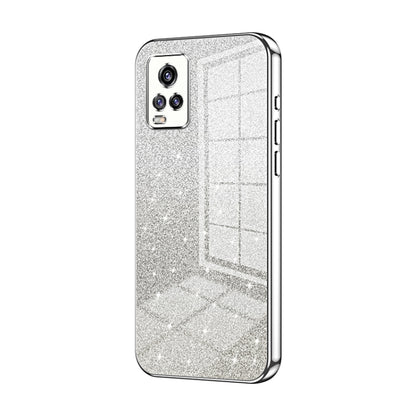Gradient Glitter Powder Electroplated Phone Case