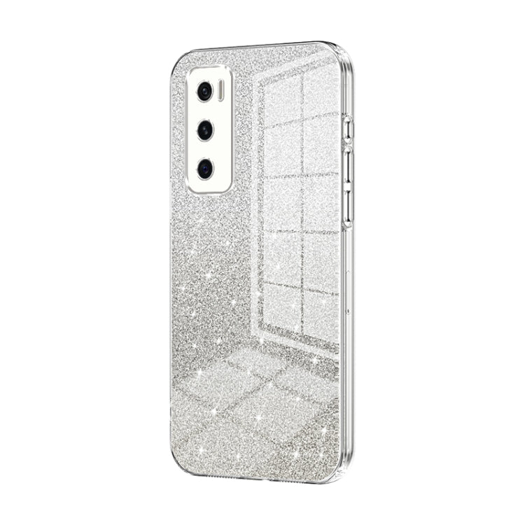 Gradient Glitter Powder Electroplated Phone Case