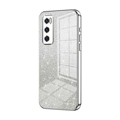 Gradient Glitter Powder Electroplated Phone Case