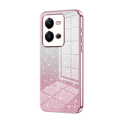 Gradient Glitter Powder Electroplated Phone Case, Series 17