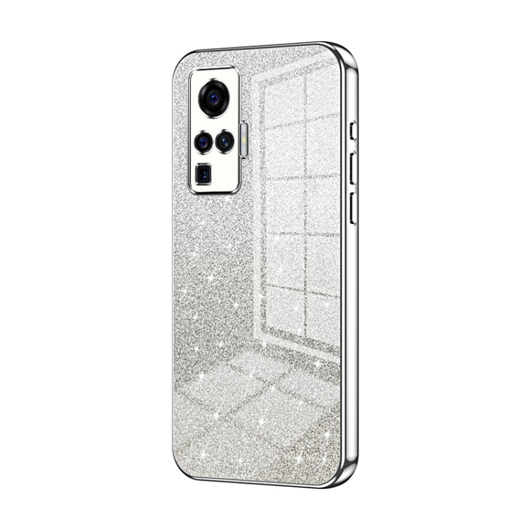Gradient Glitter Powder Electroplated Phone Case
