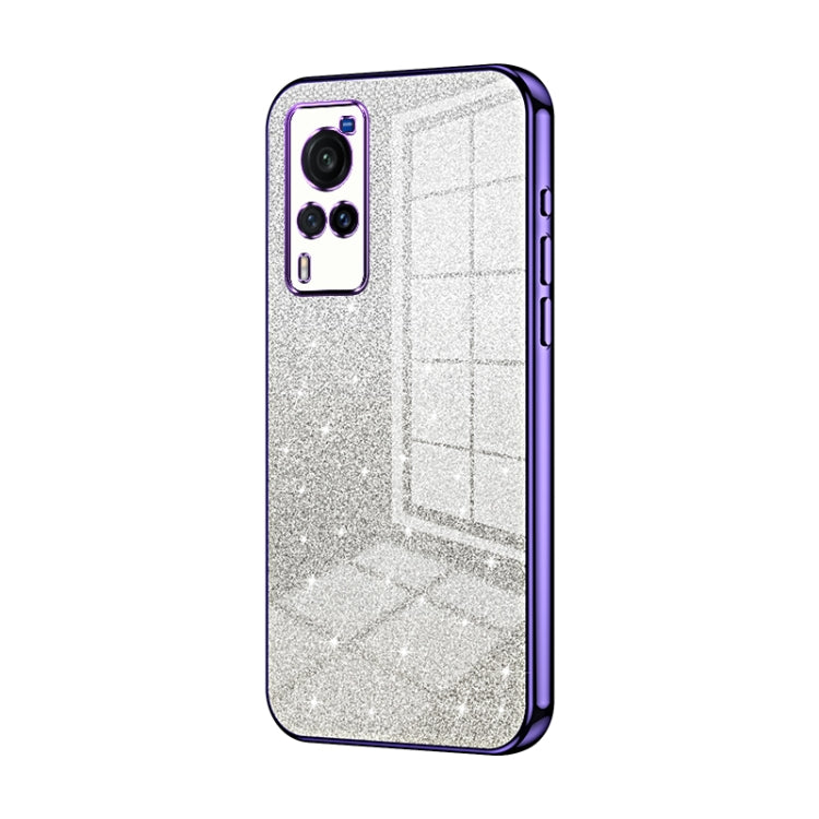 Gradient Glitter Powder Electroplated Phone Case