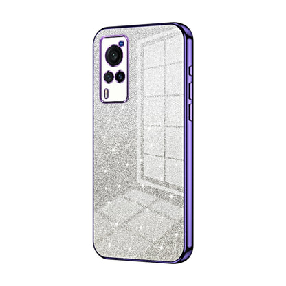 Gradient Glitter Powder Electroplated Phone Case