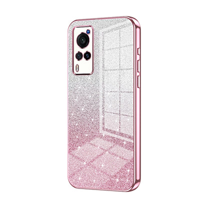 Gradient Glitter Powder Electroplated Phone Case
