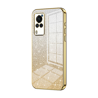 Gradient Glitter Powder Electroplated Phone Case